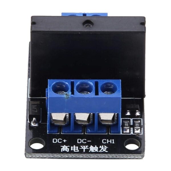 1 Channel 12V Relay Module Solid State High Level SSR DC Control 250V 2A with Resistive Fuse - Image 2
