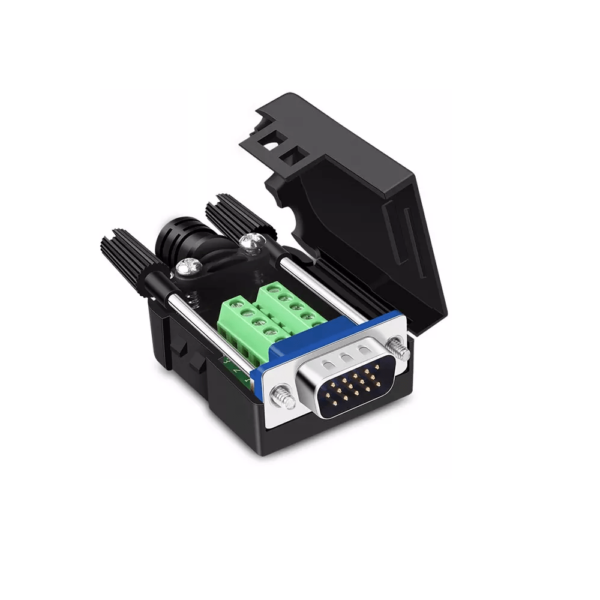 VGA DB15 Male PCB Board with cover