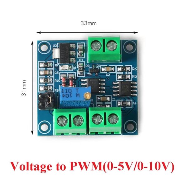 Voltage to PWM Converter Module 0-5V 0-10V to 0%-100% Digital to Analog Signal PWM Adjustable Power Module - Image 3