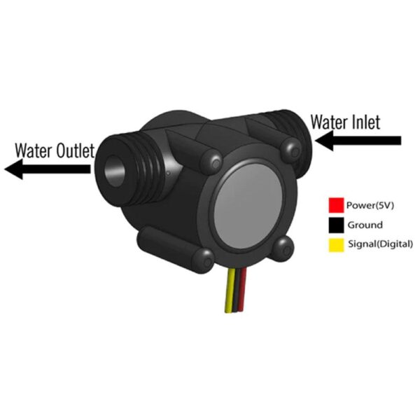 WATER FLOW SENSOR YF-S201 - Image 4