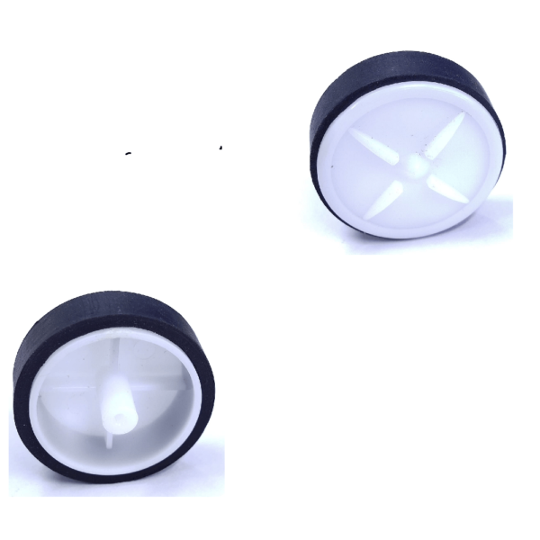 15 mm Width Robot Small Wheel ( Pack Of 2)