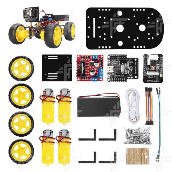 WI-FI Control with Camera Function Smart Robot Car Kit with Programming Code - Image 7