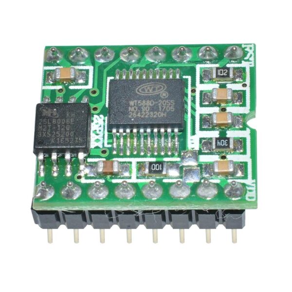 WT588D-16P Voice Sound Audio Player Module DC 2.8V-5.5V for Arduino - Image 4