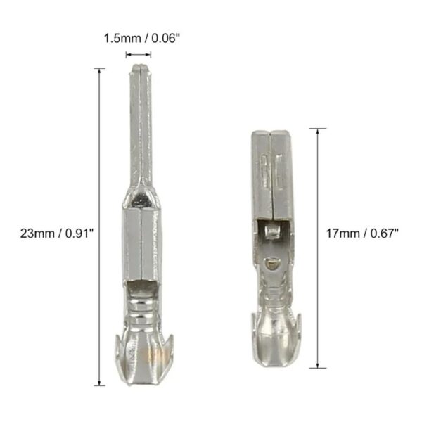 Waterproof JHD Automobile Electrical Wire Connector Female Terminals – 50 pcs - Image 3