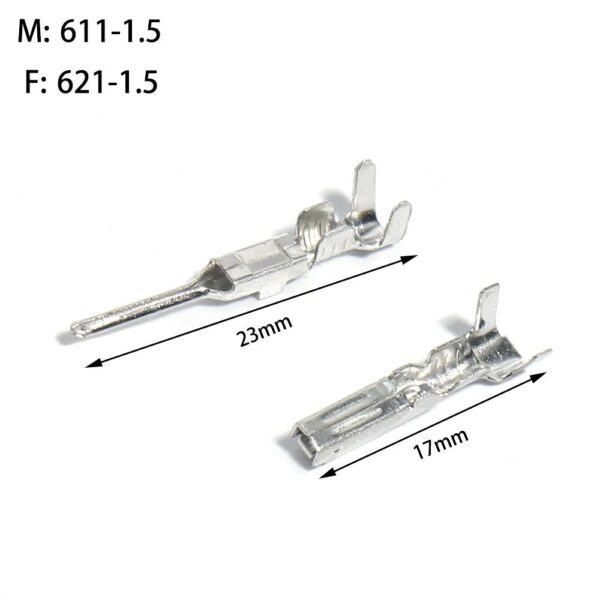 Waterproof JHD Automobile Electrical Wire Connector Female Terminals – 50 pcs - Image 2