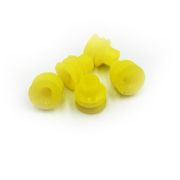 Waterproof JHD Automobile Electrical Wire Connector Yellow Seal Cap – 100 Pcs - Image 3