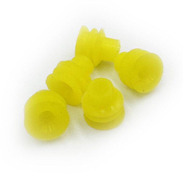 Waterproof JHD Automobile Electrical Wire Connector Yellow Seal Cap – 100 Pcs - Image 4