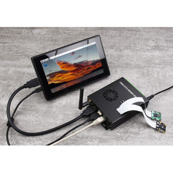 Waveshare Dual ETH Mini-Computer For Raspberry Pi Compute Module 4 (Without Power Adapter) - Image 3