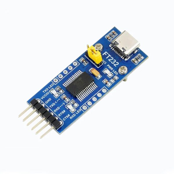 Waveshare FT232 USB UART Board (Type C), USB To UART (TTL) Communication Module, USB-C Connector - Image 4