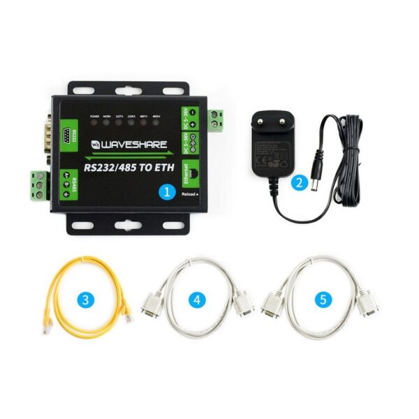 Waveshare Industrial RS232/RS485 to Ethernet Converter (EU) - Image 5