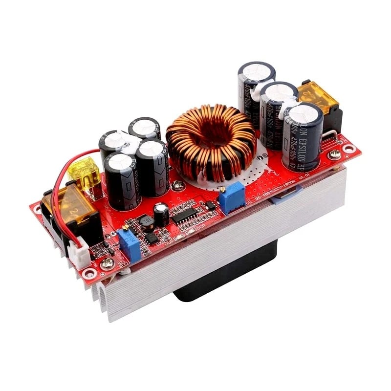 1800W 40A 10-60VDC to 12-97V DC Adjustable Constant Voltage and Current Power Supply Module-Step Up Module