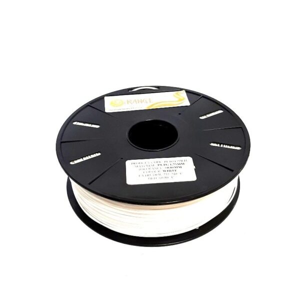 Orange ABS+ 1.75mm 3D Printing Filament 1kg-White