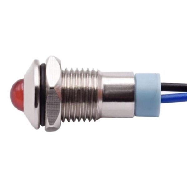 14mm 12-24v White Light Spherical shape metal indicator lamp - Image 4