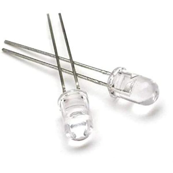 White LED 5MM (5 Pieces) - Image 3