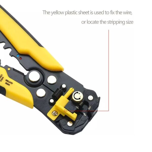 Wire Stripper and Crimper 8-inch Self Adjusting Wire Cutter - Image 2