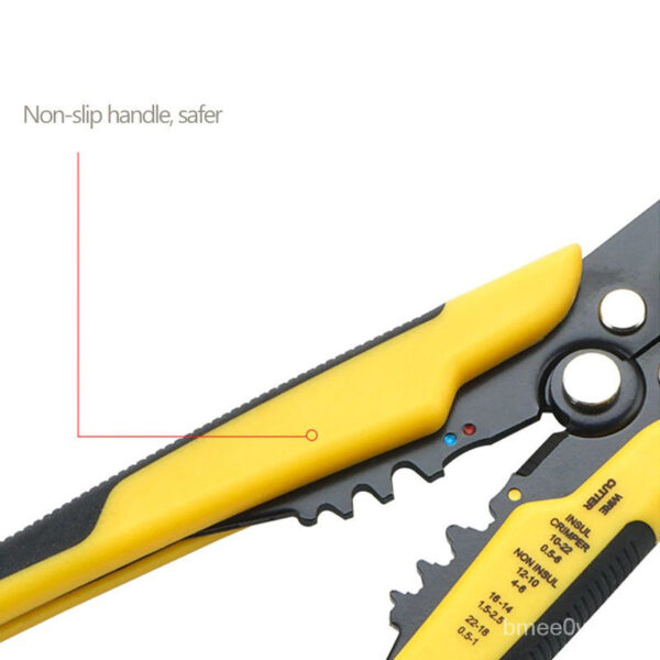 Wire Stripper and Crimper 8-inch Self Adjusting Wire Cutter - Image 4