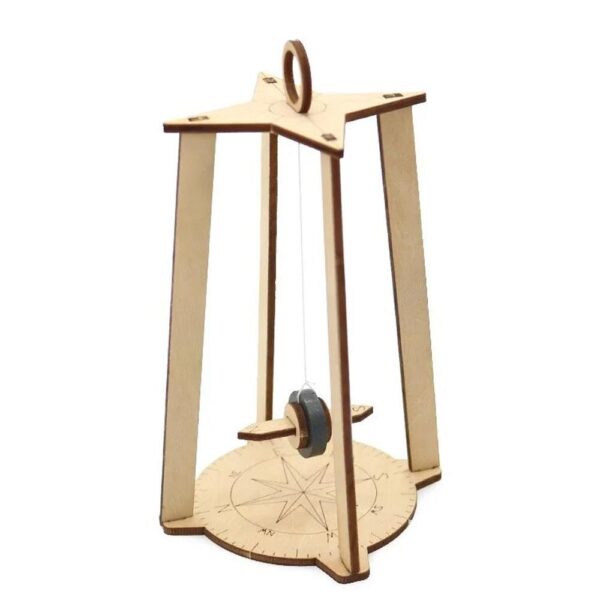 Wooden compass DIY Assembly Model Children’s Scientific Experiment Equipment Set Diy Kit Of MDF