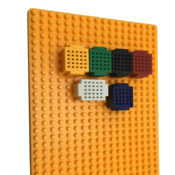 XF-25 Ultra Mini Multi-color Block Building breadboard