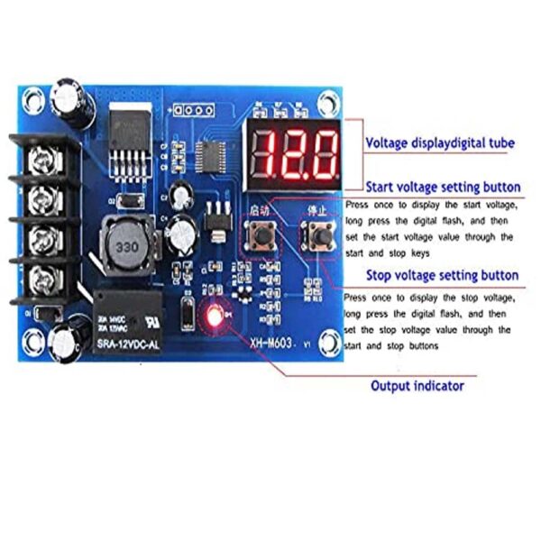 XH-M603 Charging Control Module With LED Display - Image 3