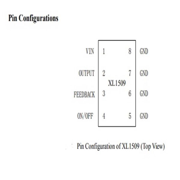 Xl1509-5.0 E1 SOP8L Buck DC to DC Converter IC – (Pack of 2) - Image 2