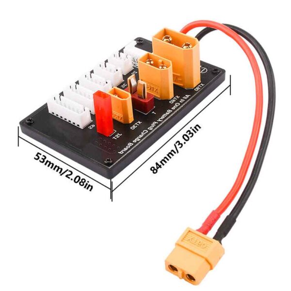 XT30/XT60/XT90 JST T Connector Li-po Battery Charger Board 2-6S Charging Module - Image 9