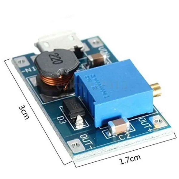 XY-016 2A DC-DC Step Up 5V/9V/12V/28V Power Module with Micro USB - Image 6