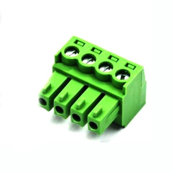 XY2500 4Pin Right Angle Female Terminal Block Connector 3.81 Pitch (Pack of 2)