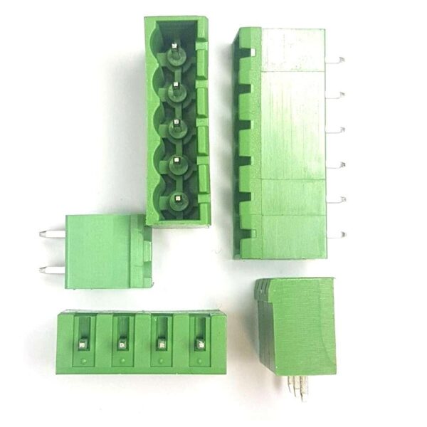 XY2500 3 Pin 3.81 mm male Pitch Straight Screw Terminal Block Socket (Pack of 5) - Image 2
