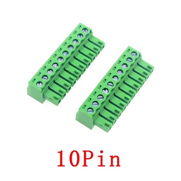 XY2500 10Pin Right Angle Female Terminal Block Connector 3.81 Pitch - Image 5