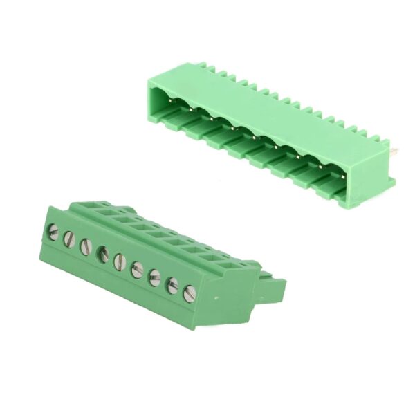 XY2500 9 Pin 5.08mm Pitch Male+ Female Straight Pluggable Terminal