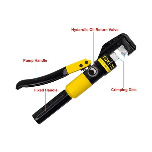 YQK-70 Hydraulic Crimping Tool Cable Lug Crimper Plier Hydraulic Compression Tool 4-70mm - Image 7