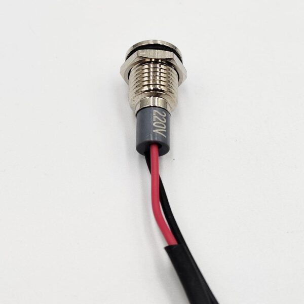 10MM 220V Yellow LED Spherical Metal Indicator Light - Image 7