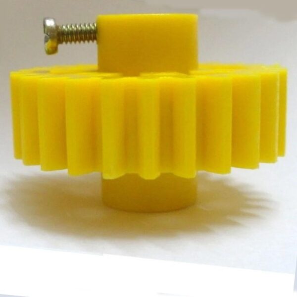 Yellow Plastic Gear OD/ID 36/6 mm 12.5mm width - Image 2