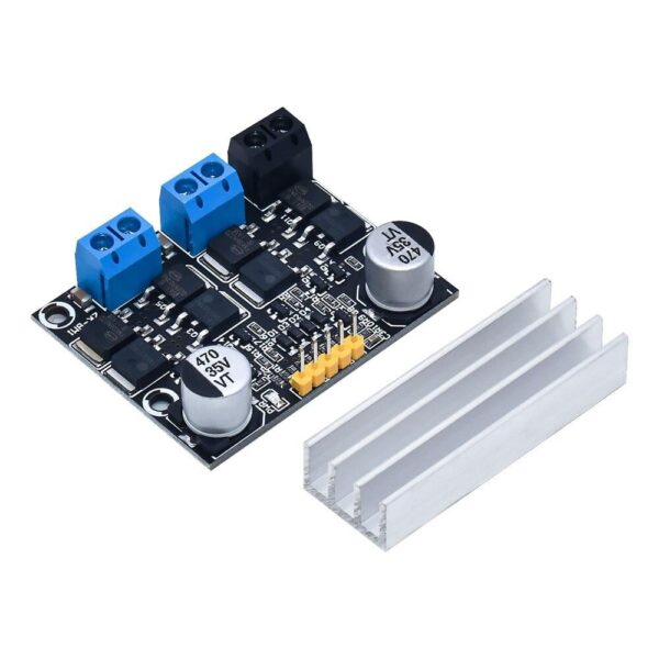 ZK-BM1 10A Dual DC Motor Drive Dodule Forward and Reverse PWM Speed Regulation Dimming 3-18v low Voltage High Current
