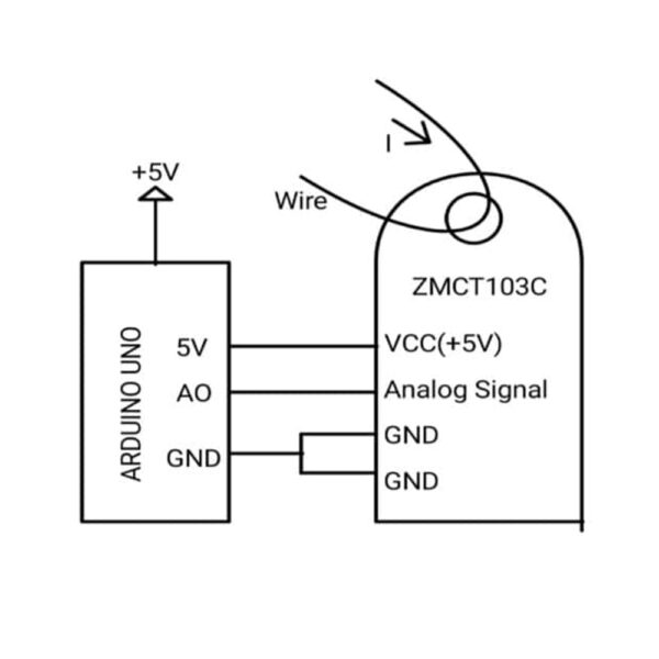 ZMCT103C 5A Range Single-Phase AC Current Transformer Sensor Module - Image 5