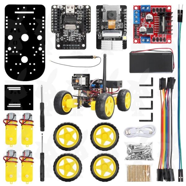 WI-FI Control with Camera Function Smart Robot Car Kit with Programming Code - Image 9