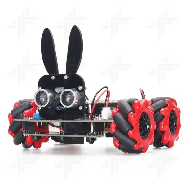 4WD Pico Based Mini Smart Obstacle Avoidance RBG Robot Kit Car with Programming Code