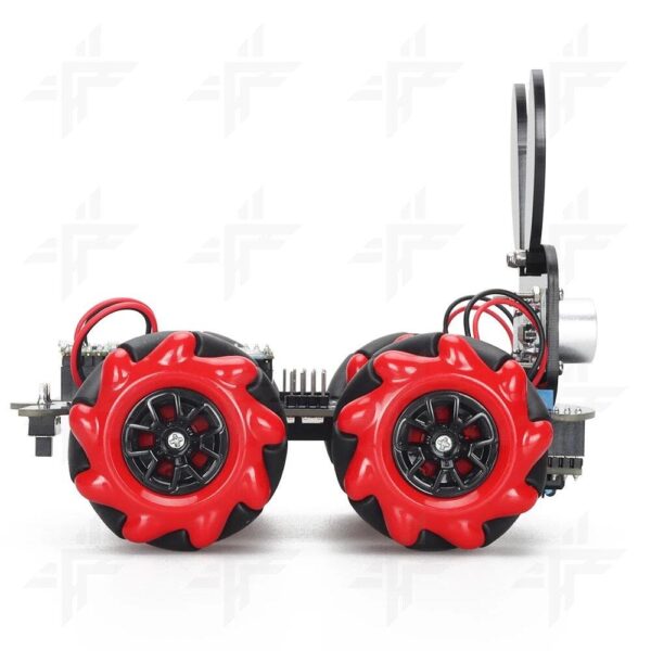 4WD Pico Based Mini Smart Obstacle Avoidance RBG Robot Kit Car with Programming Code - Image 5