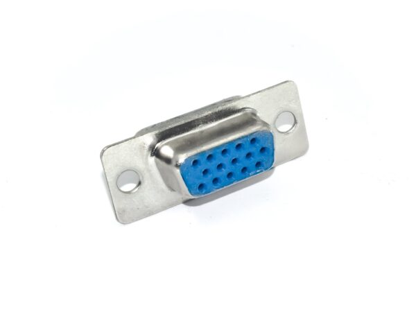 DB15 VGA Connector – Female PCB Mount – Straight