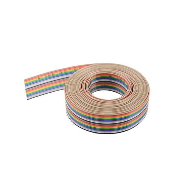 10pin 7/28AWG Rainbow Ribbon Cable ( 1 Meter) - Image 2