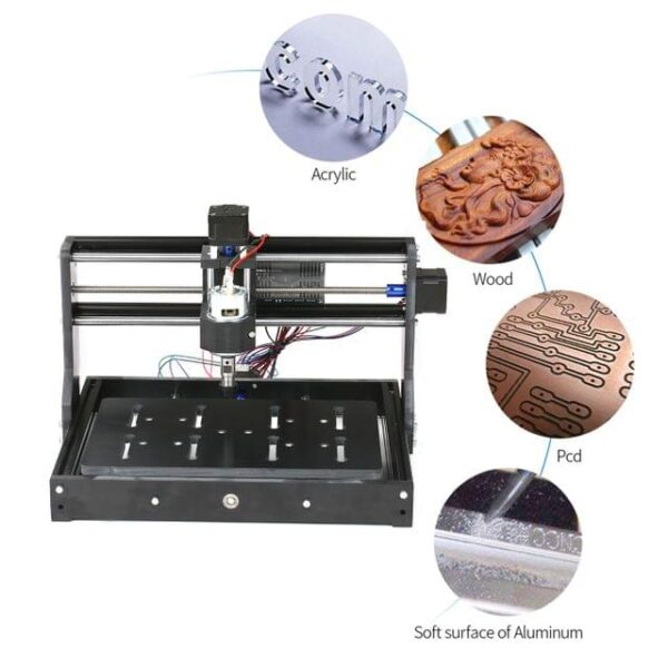 CNC 3020 Mini DIY CNC Router Kit Power Milling Machine GRBL(Unassembled) - Image 3
