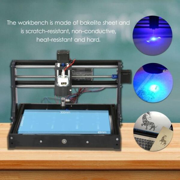 CNC 3020 Mini DIY CNC Router Kit Power Milling Machine GRBL(Unassembled) - Image 4
