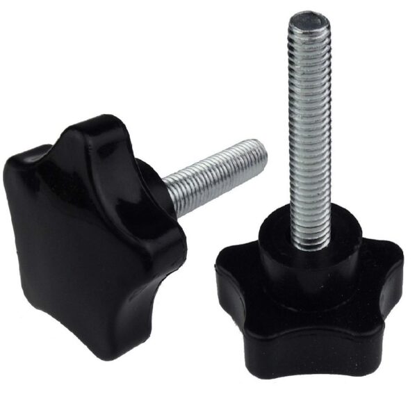 Plastic Star Head M6 x 30mm Screw Bolt Clamping Knob – 1 Pcs