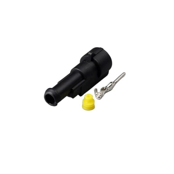 1 Pin Waterproof JHD Automobile  Electrical Wire Connector Terminals ( Male + Female ) - Image 3