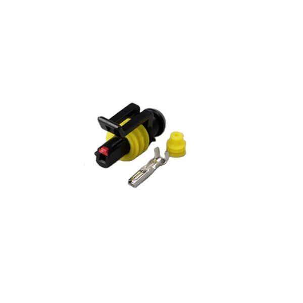 1 Pin Waterproof JHD Automobile  Electrical Wire Connector Terminals ( Male + Female ) - Image 2