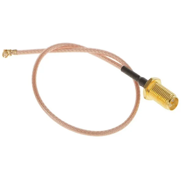 IPEX 1 to RP-SMA Female Connector Thread 13mm RG178 – 200cm long