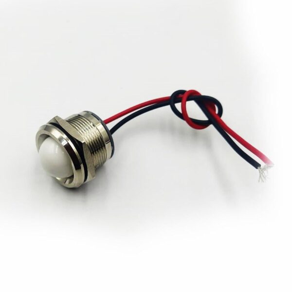 19mm 3-48V White Spherical Shape Metal Indicator Panel Mount LED Lamp - Image 5
